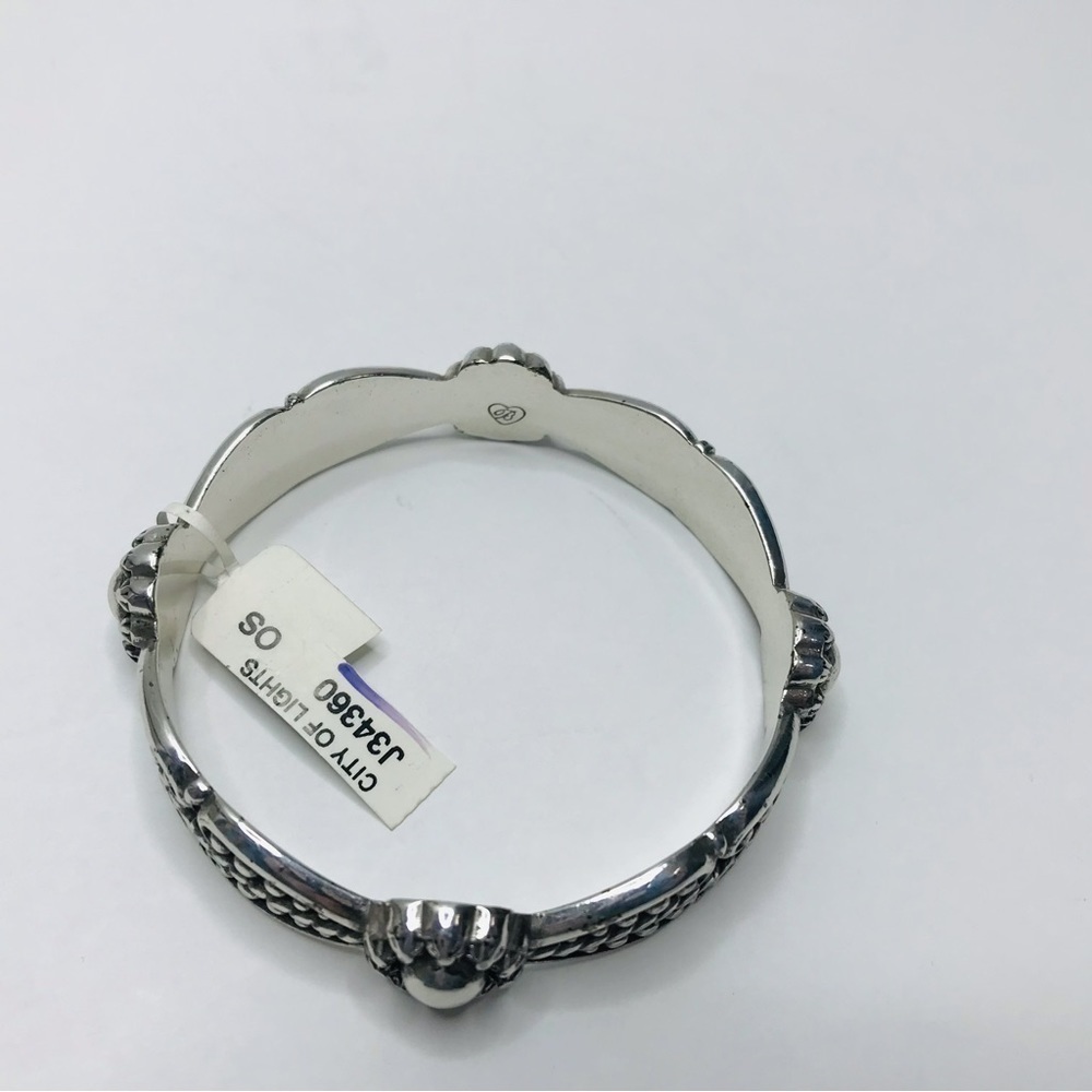 Price firm BRIGHTON City Of Lights Silver Bangle - Picture 4 of 5
